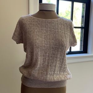 Vintage Short Sleeve Sweater